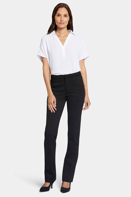 Slim Pants aus Ponte-Strick | Schwarz - Image 1