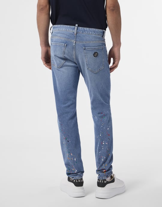Super Straight Cut Jeans Paint - Image 5