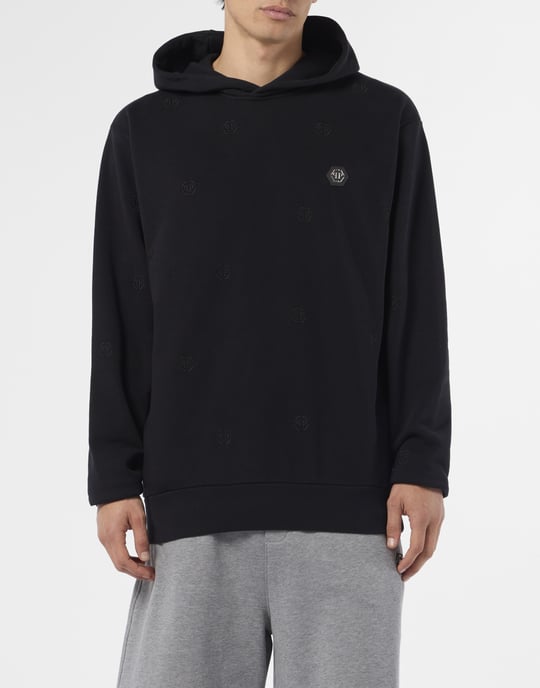Embroidered Hoodie Sweatshirt Monogram Monogram - Image 2