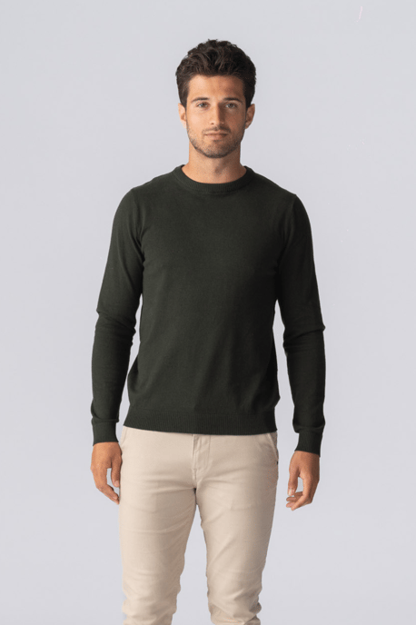 Pullover Rundhals - Armee - Image 1