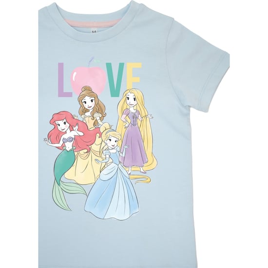 Disney - "Love" Schlafanzug mit langer Hose AOP für Mädchen kurzärmlig (Babyblau) - Image 2