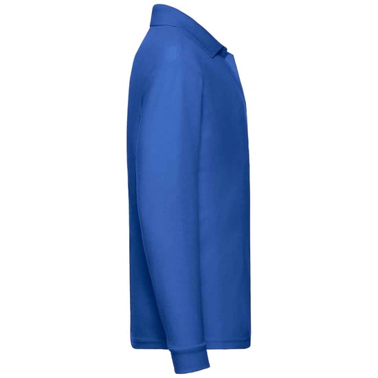Fruit Of The Loom Kinder Langarm Pique Polo Shirt (Königsblau) - Image 3