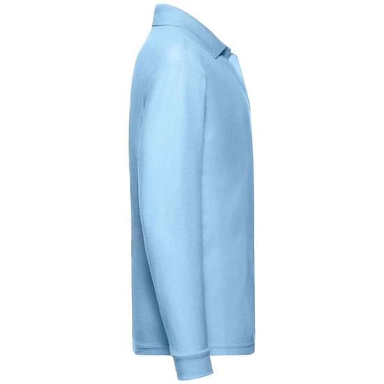 Fruit Of The Loom Kinder Langarm Pique Polo Shirt (Himmelblau) - Image 3