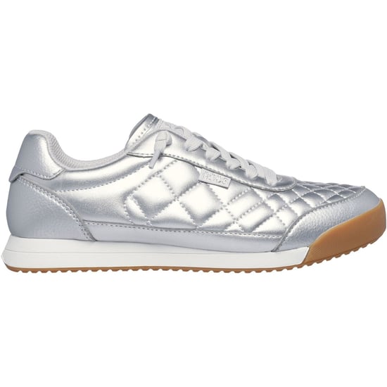 Skechers BOBS Billie Wild Comfort Polyurethan Damen Silber Sneakers - Image 1