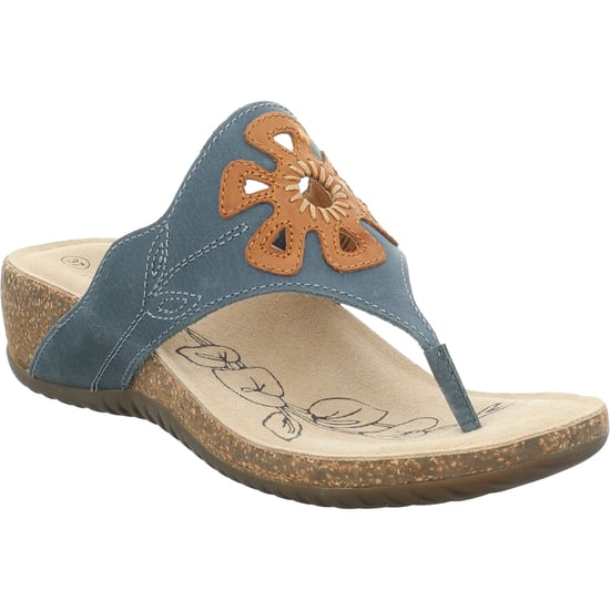 JOSEF SEIBEL Damen Zehentrenner Natalya 09 in jeans-kombi - Image 1
