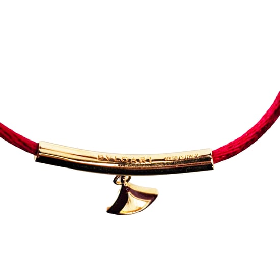 Bvlgari Divas‘ Dream Armband aus roter Baumwolle - Image 4