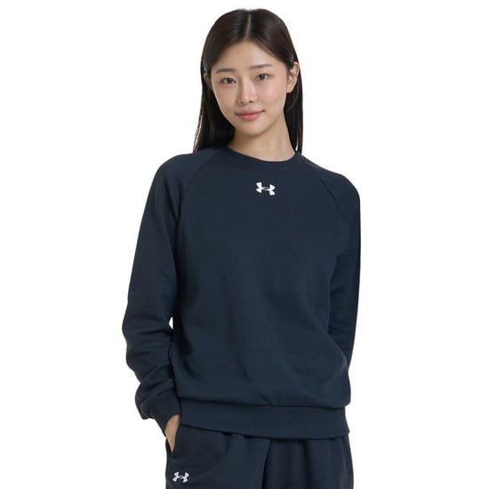 Under Armour - "Rival" Sweatshirt Rundhalsausschnitt für Herren/Damen Unisex (Schwarz/Weiß) - Image 2