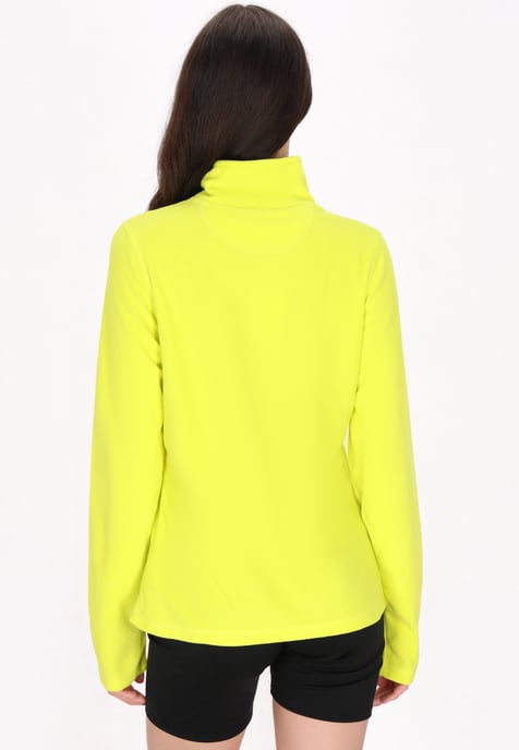Mymo Fleecepullover Damen Limette - Image 4