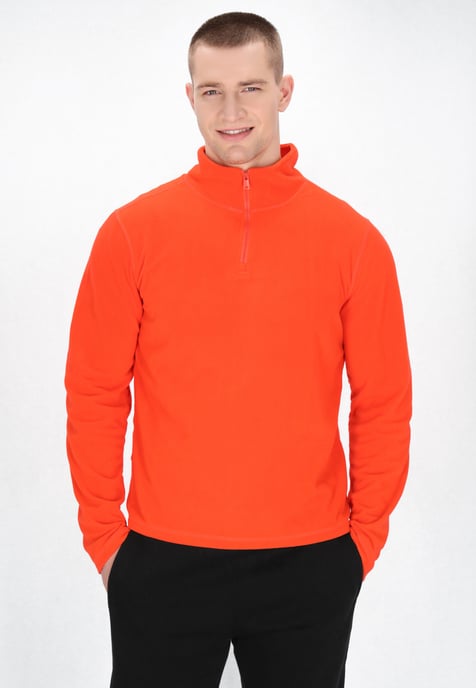 Mo Fleecepullover Herren orange - Image 3