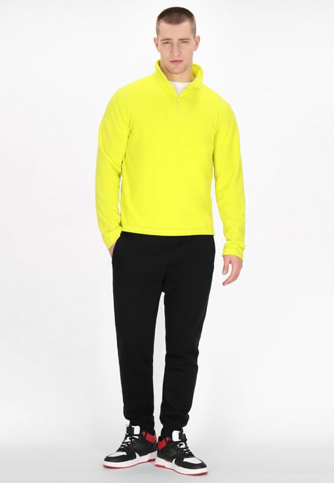 Mo Fleecepullover Herren Limette - Image 2