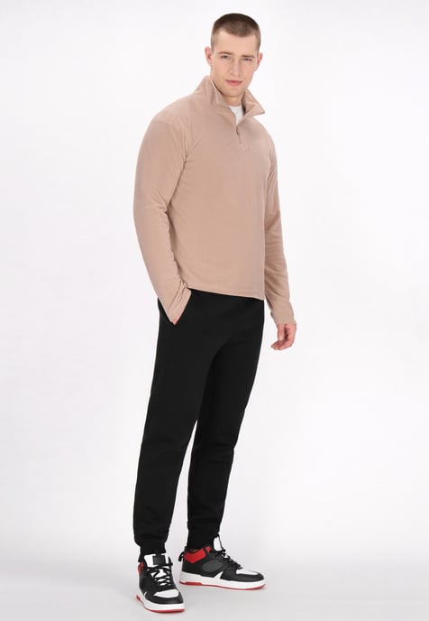 Mo Fleecepullover Herren Beige - Image 2