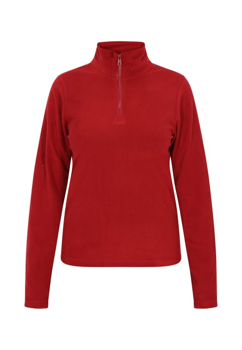 Schmuddelwedda Fleecepullover Frauen Burgund - Image 1