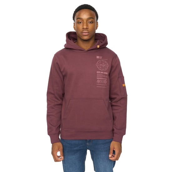 Duck and Cover - "Ashland" Kapuzenpullover für Herren (Rosinen) - Image 1
