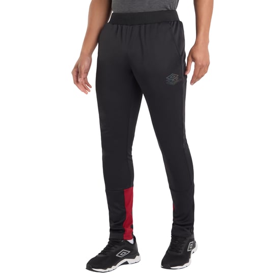 Umbro - "Pro Training" Jogginghosen für Herren (Schwarz/Rote Dahlie) - Image 3