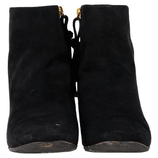 Stuart Weitzman Freja Stiefeletten aus schwarzem Wildleder - Image 2