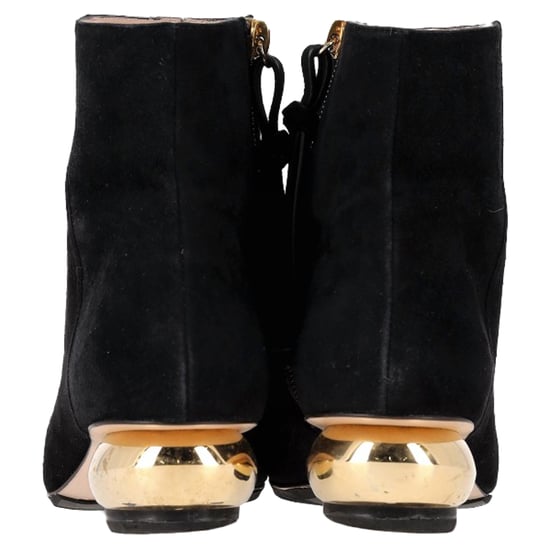 Stuart Weitzman Freja Stiefeletten aus schwarzem Wildleder - Image 5