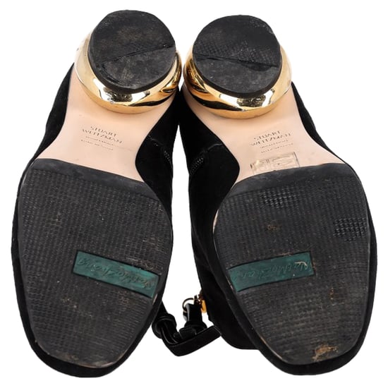 Stuart Weitzman Freja Stiefeletten aus schwarzem Wildleder - Image 6