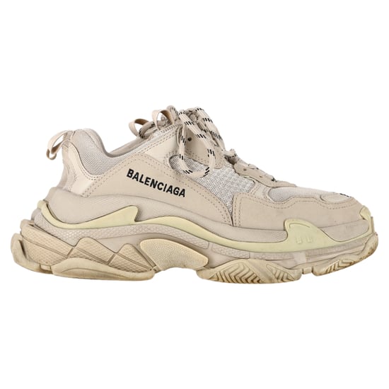 Balenciaga Triple S Sneakers aus beigem Polyester - Image 1