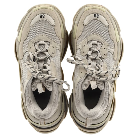 Balenciaga Triple S Sneakers aus beigem Polyester - Image 3