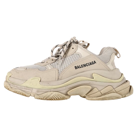Balenciaga Triple S Sneakers aus beigem Polyester - Image 4