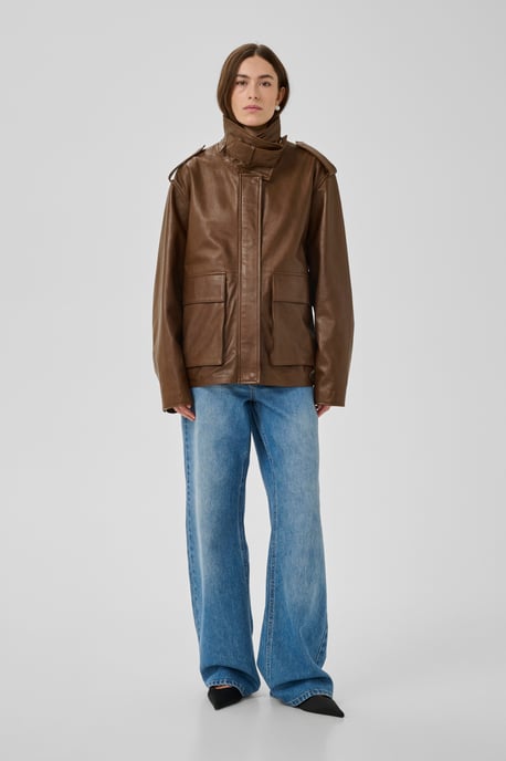 Lederjacke MWDina Lederjacke Loose fit - Image 1