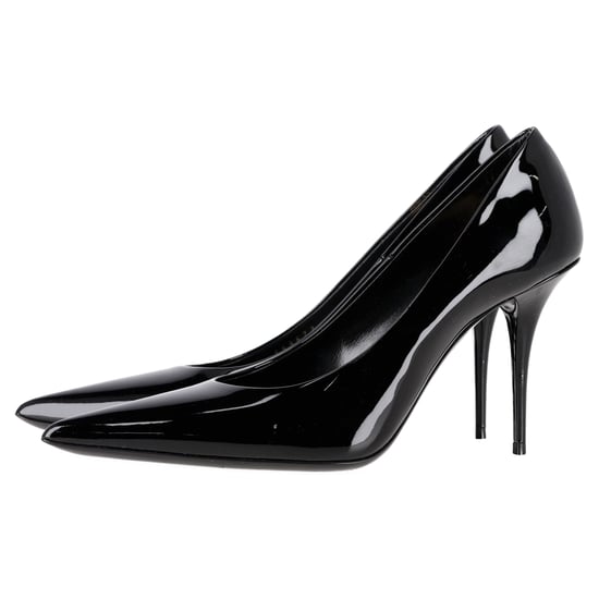Saint Laurent Norma Pumps aus schwarzem Lackleder - Image 5