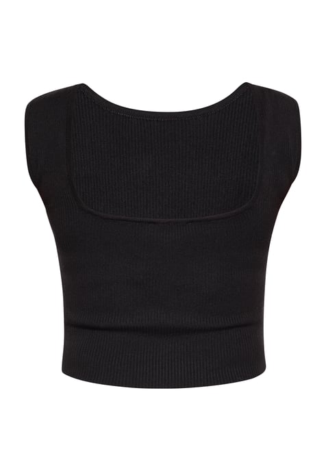 Mymo Crop-Top Damen schwarz - Image 4