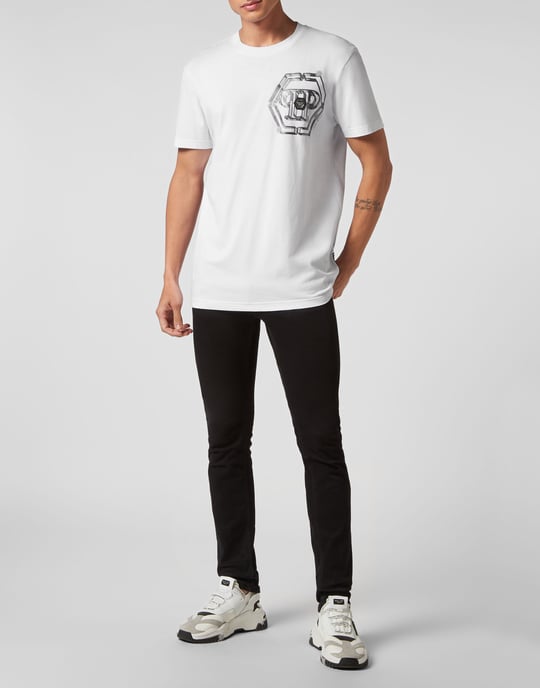Philipp Plein T-Shirt mit Rundhalsausschnitt - Weiß - Image 4