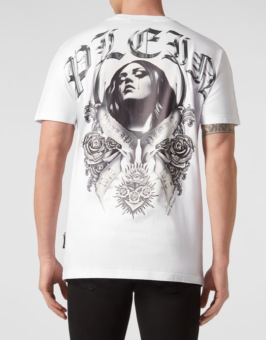 Philipp Plein T-Shirt mit Rundhalsausschnitt - Weiß - Image 3