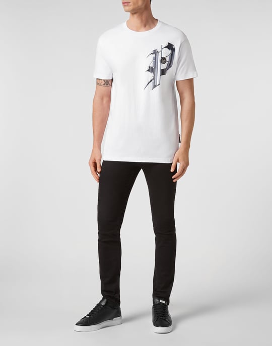 Philipp Plein T-Shirt mit Rundhalsausschnitt - Weiß - Image 4