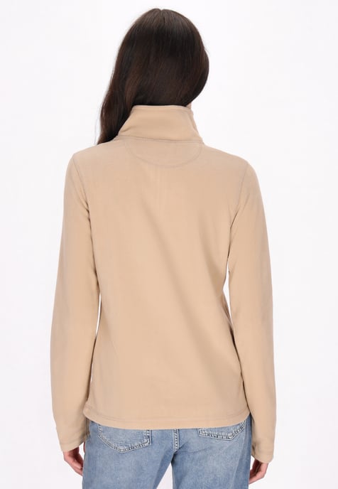Mymo Fleecepullover Damen Beige - Image 4