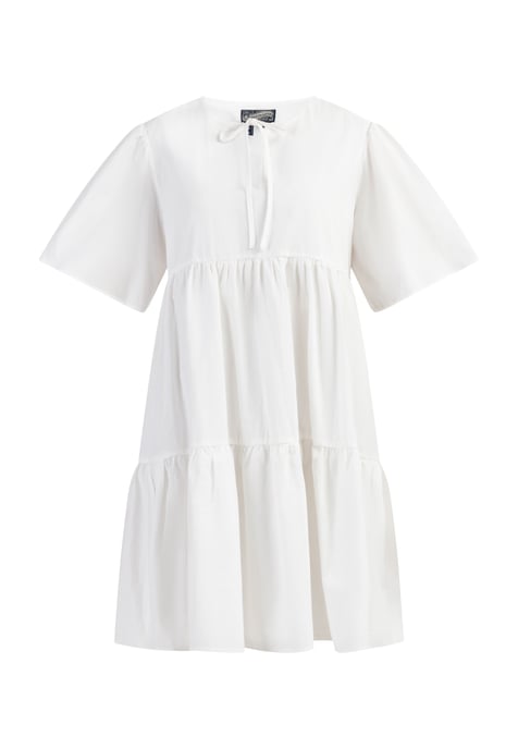 Dreimaster Kleid Damen Wollweiß - Image 1
