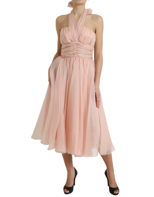 Halterneck A-Linien-Kleid - Image 2