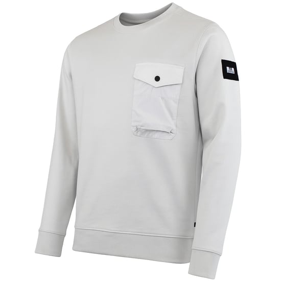 Weekend Offender Kesey Herren Silberner Pullover - Image 2