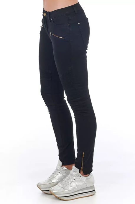 Motostyle Skinny Jeans mit goldenen Reißverschlüssen - Image 2