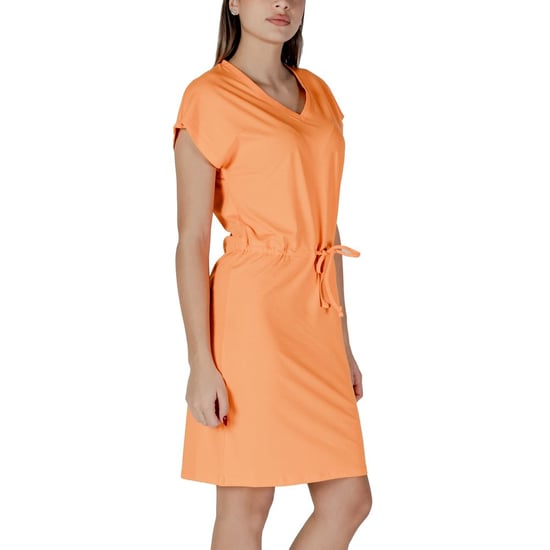 By14886 Orange Minikleid - Image 3