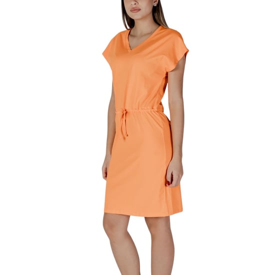 By14886 Orange Minikleid - Image 4