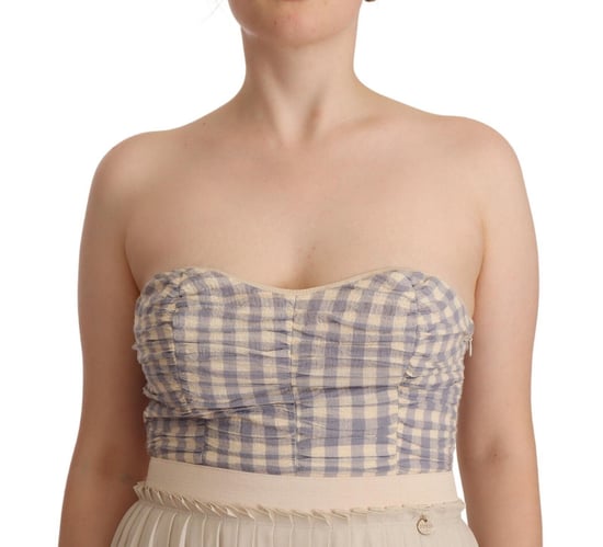 Beiges Faltenrock-A-Linienkleid - Image 4