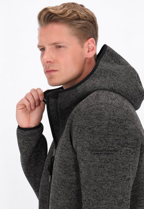 Schmuddelwedda Jacke Männer dunkelgrau meliert - Image 5