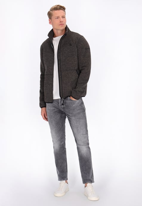 Schmuddelwedda Jacke Männer dunkelgrau meliert - Image 2