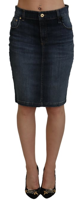 Denim-Bleistiftrock - Image 1