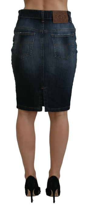 Denim-Bleistiftrock - Image 3