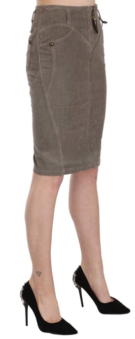 Just Cavalli Cordjacken-Bleistiftrock - Image 4