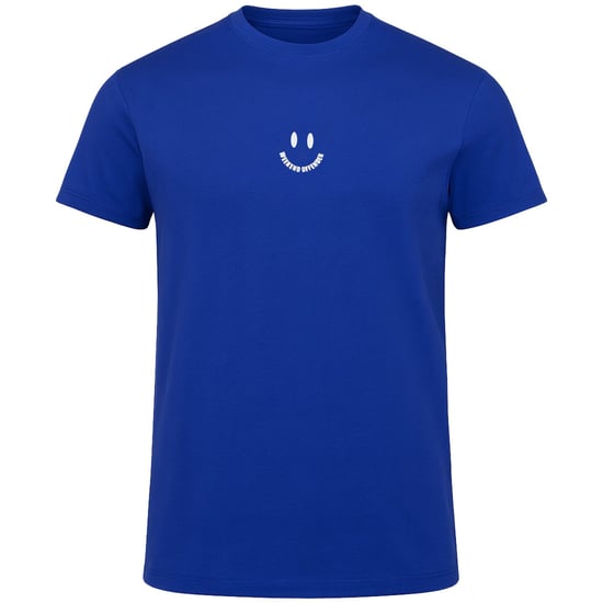Weekend Offender Smile Herren Blau T-Shirt - Image 1
