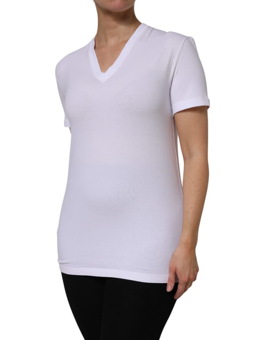 V-Ausschnitt Kurzarm-T-Shirt - Image 3