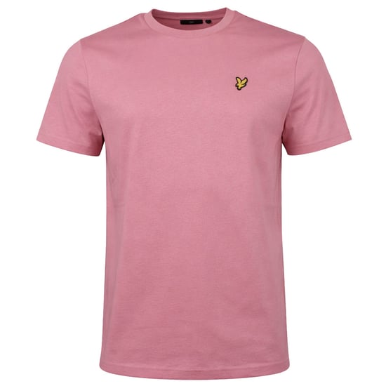 Lyle & Scott Einfarbiges Herren-Pink T-Shirt - Image 1