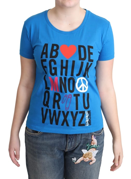 Alphabet T-Shirt mit kurzem Arm und Rundhalsausschnitt - Image 1