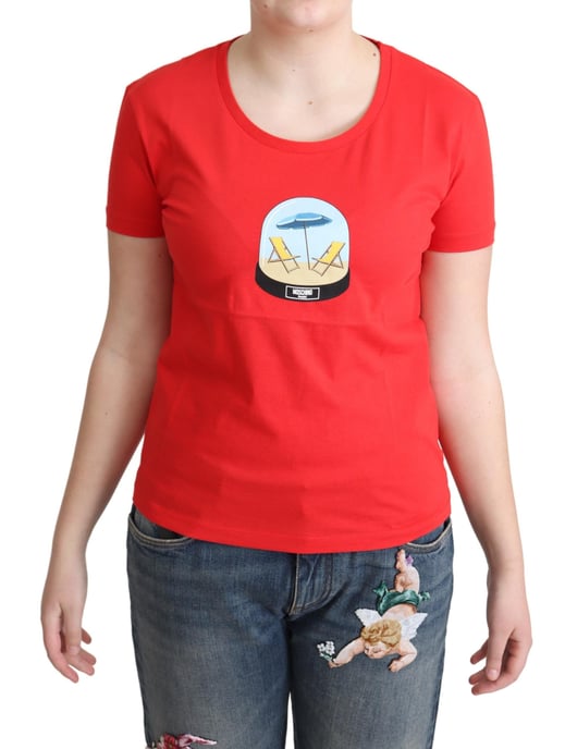 Kurzarm Crew Neck Grafik-T-Shirt - Image 1