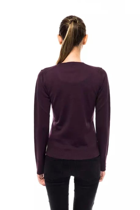 V-Ausschnitt Merinowollpullover Slim Fit - Image 3