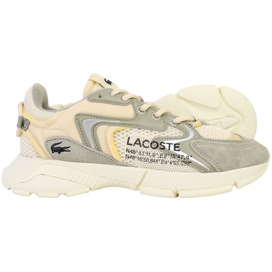 Lacoste L003 NEO 124 1 COU Damen Beigefarbene Sneakers - Image 4